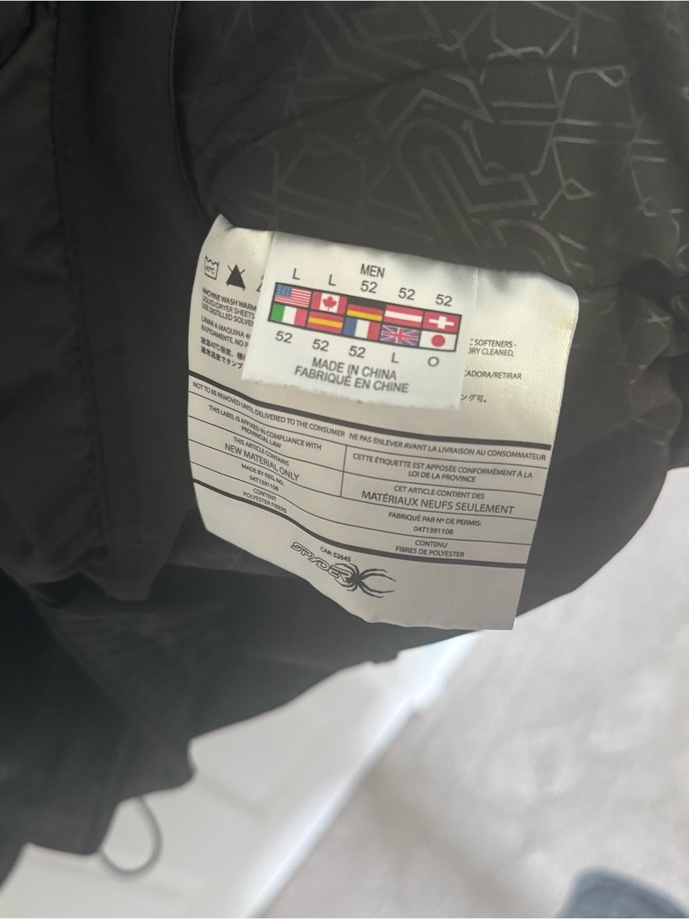 Spyder Bromont Insulated Ski Jacket Black & Red F2011 113006 Sz L - Picture 11 of 11